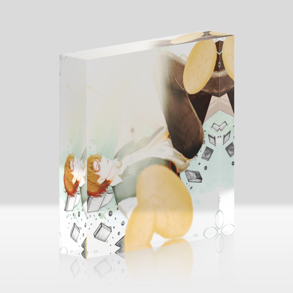 ルシアのアクリルブロック