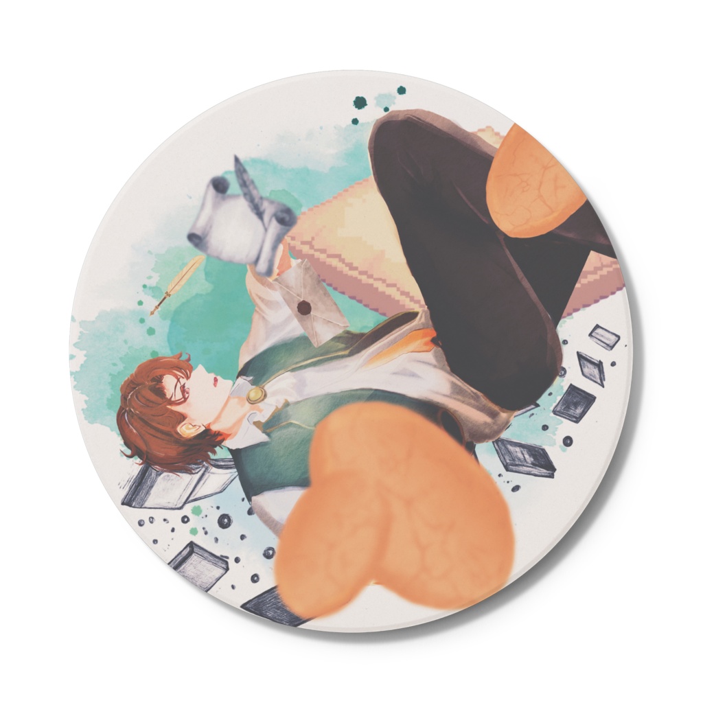 ルシアの吸水コースター