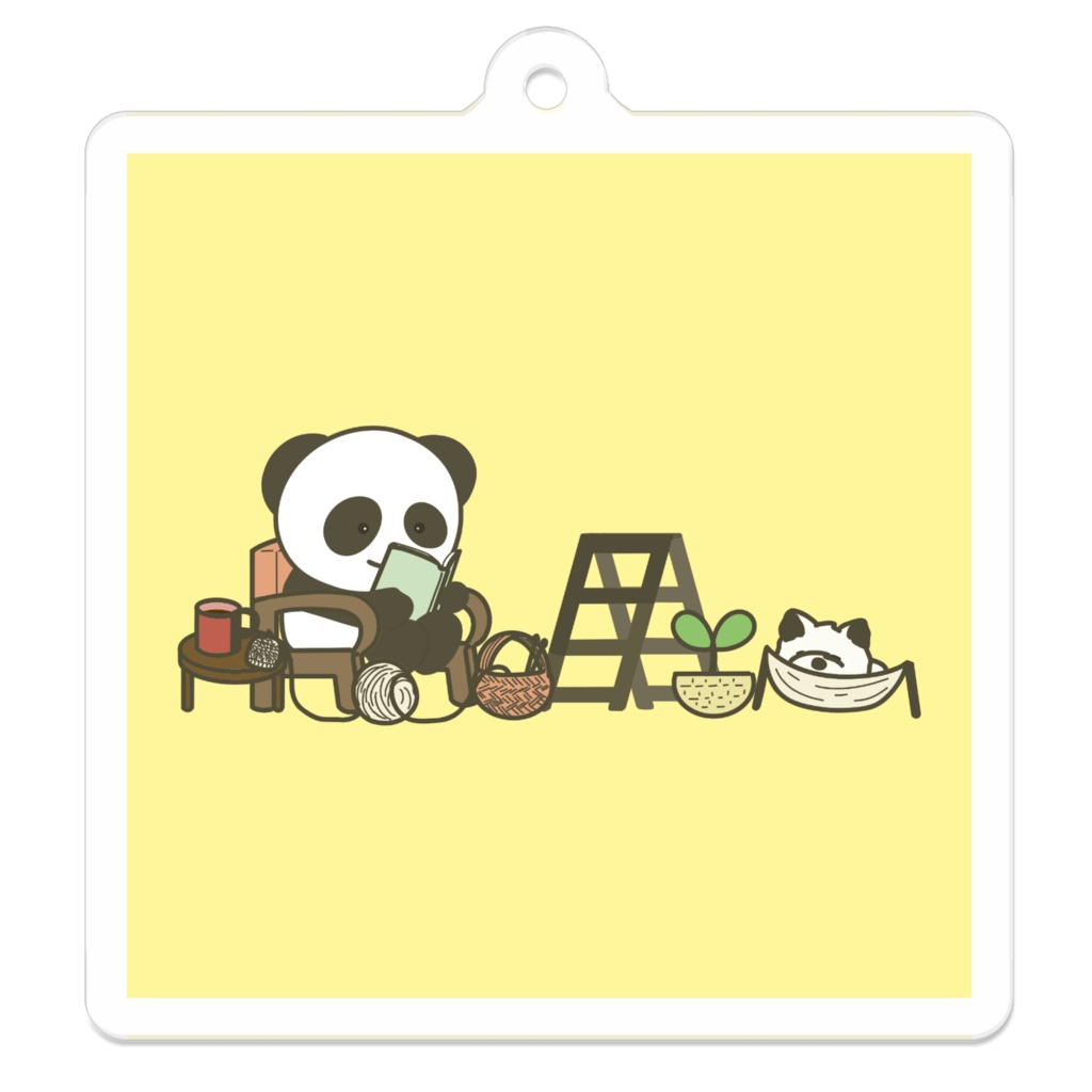 PaRaRePuuロゴイラスト キーホルダー（背景有）