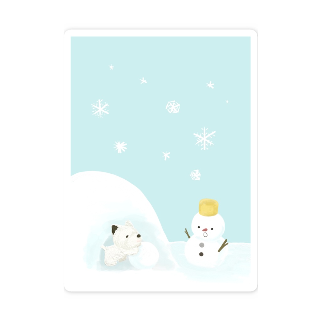 けあん スマホステッカー 1月