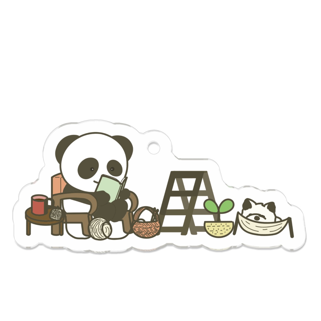 PaRaRePuuロゴイラスト キーホルダー