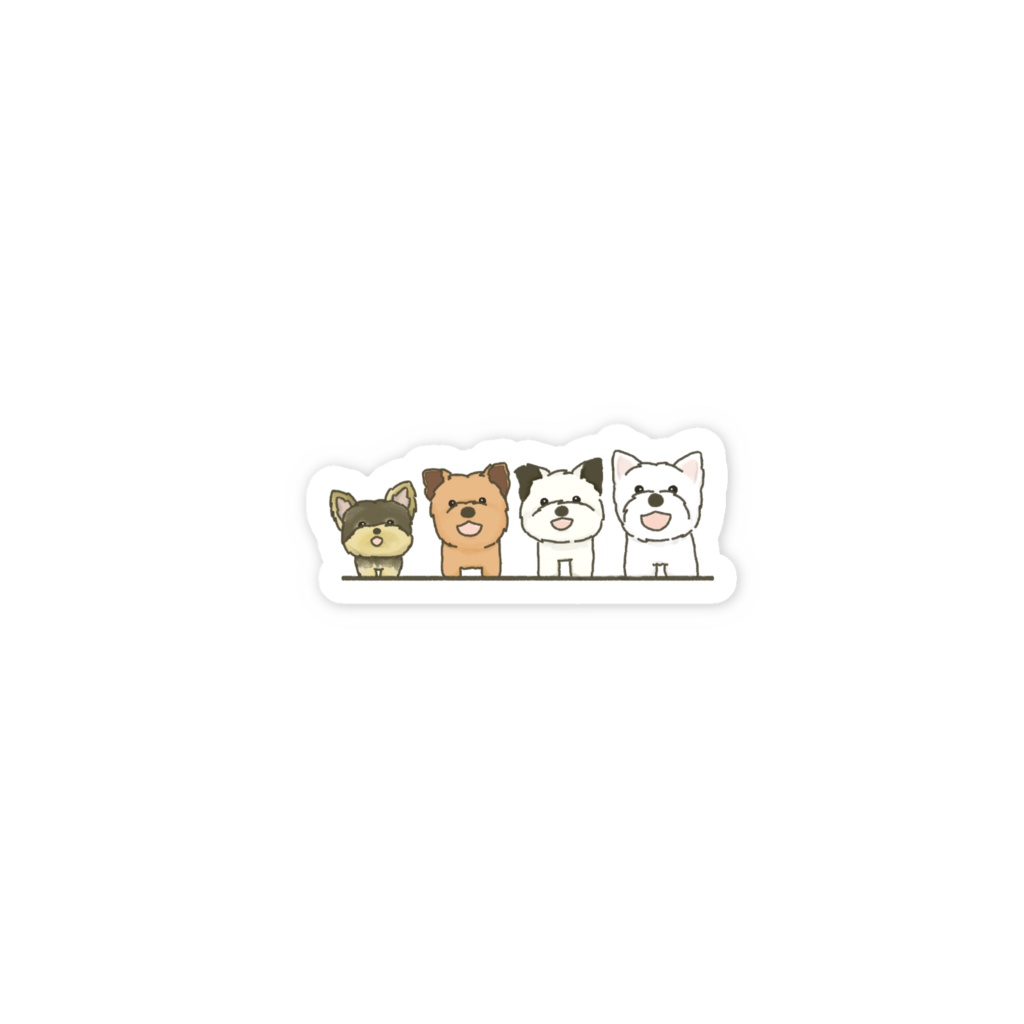 けあん スマホステッカー ～おともだち～