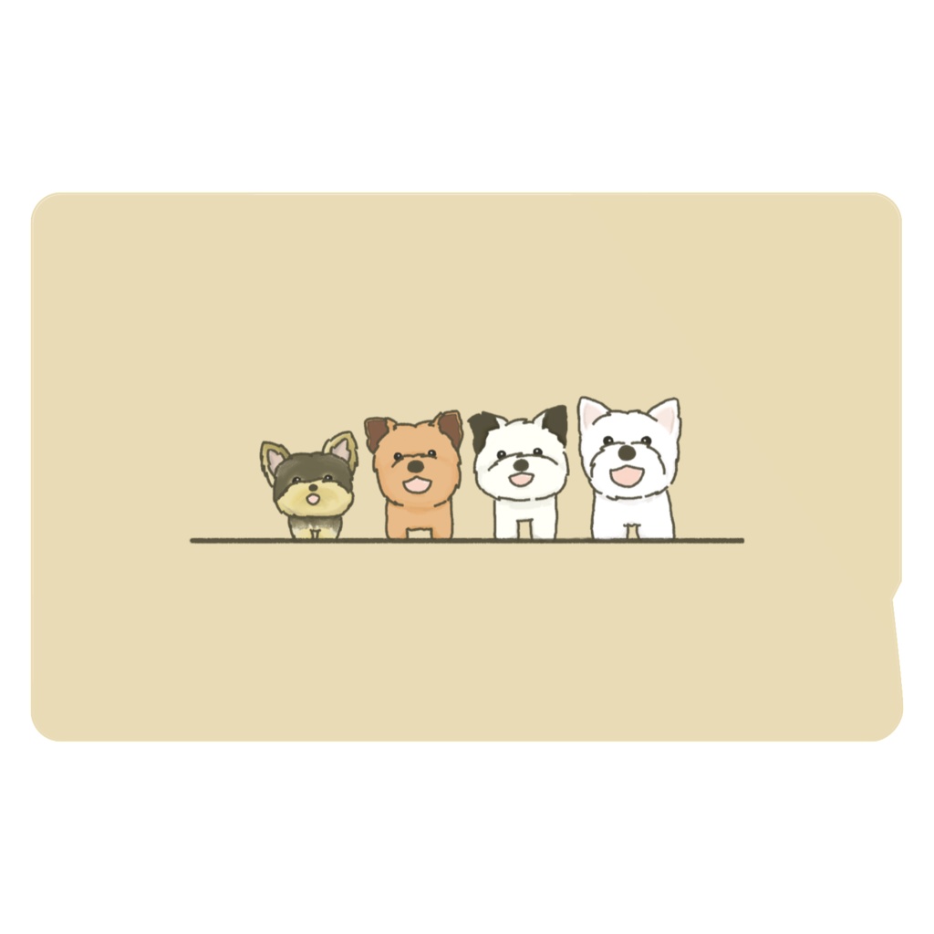 けあん ICカードステッカー ～おともだち～