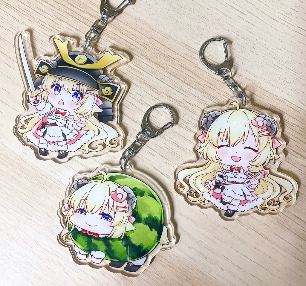 わたメロン アクリルキーホルダー 【非公式】