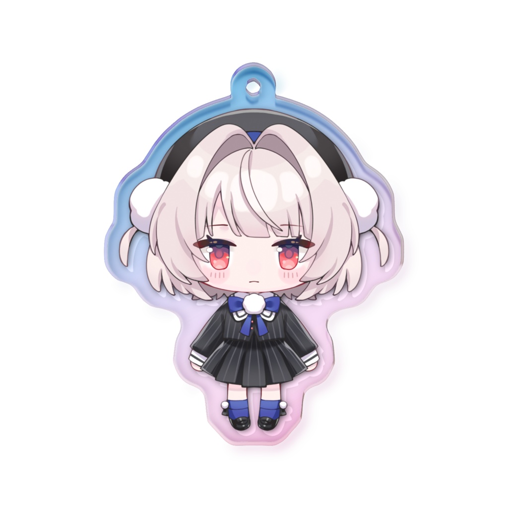 雨衣ちゃん オーロラアクリルキーホルダー【非公式】