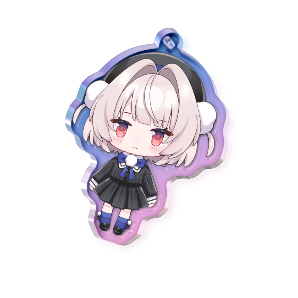 雨衣ちゃん オーロラアクリルキーホルダー【非公式】