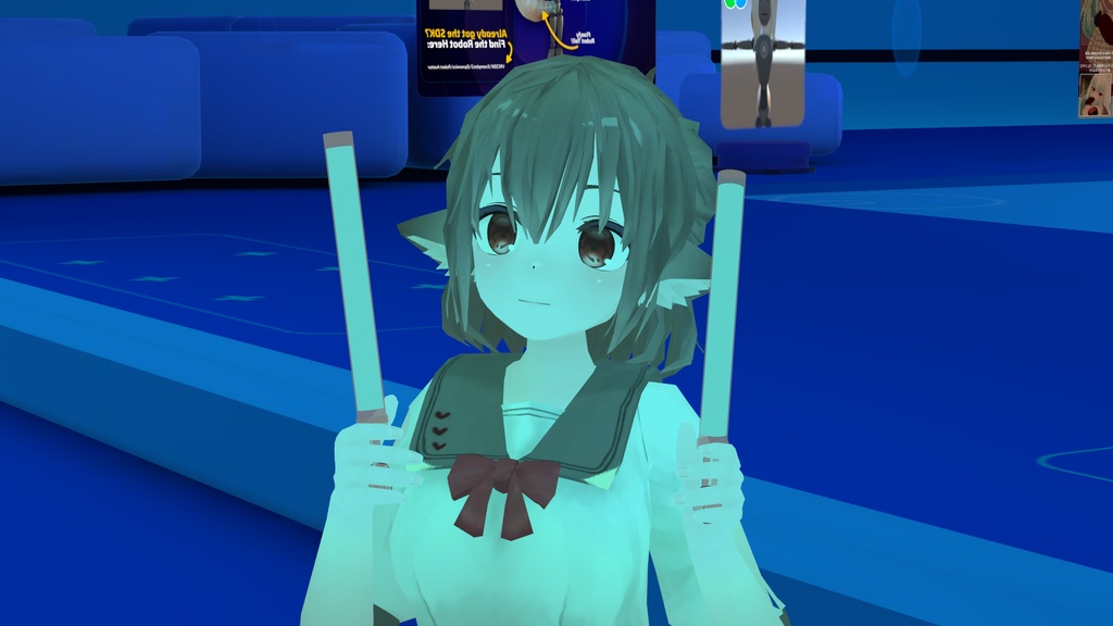 【VRChat アバター用】叩いて光るサイリウム