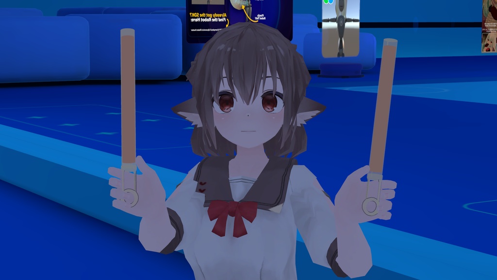 【VRChat アバター用】叩いて光るサイリウム