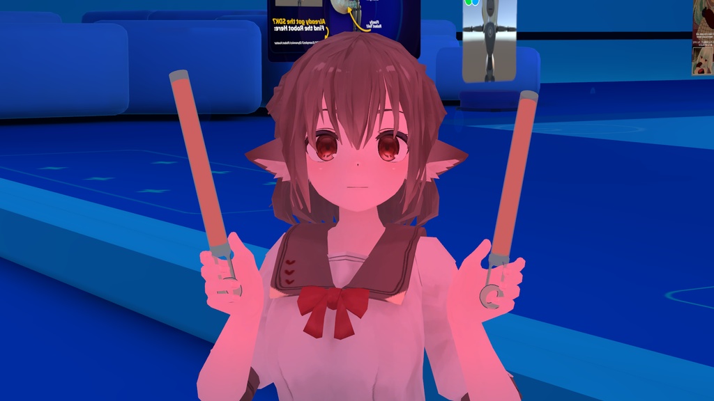 【VRChat アバター用】叩いて光るサイリウム