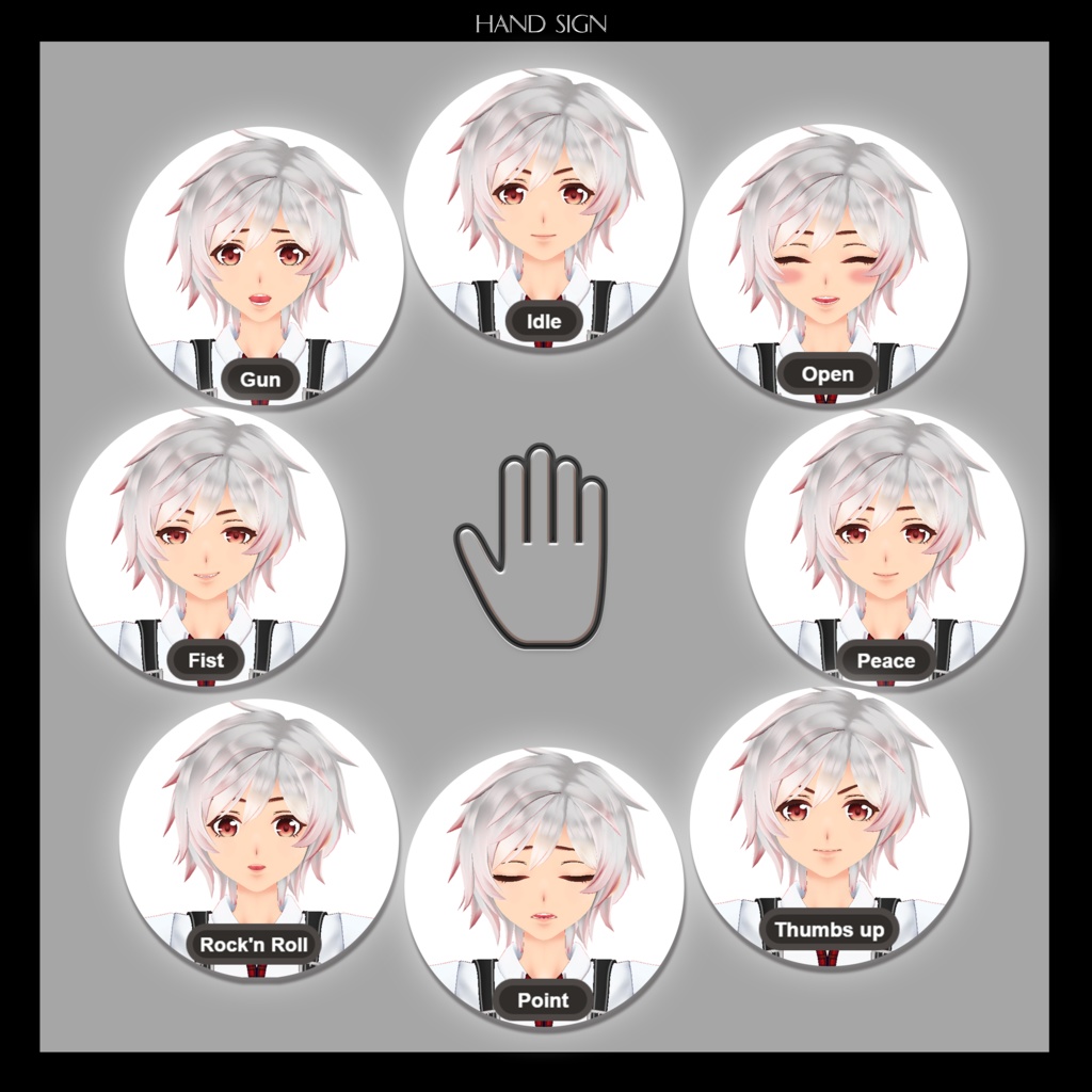 【VRC向けオリジナル3Dモデル】 - Riku -