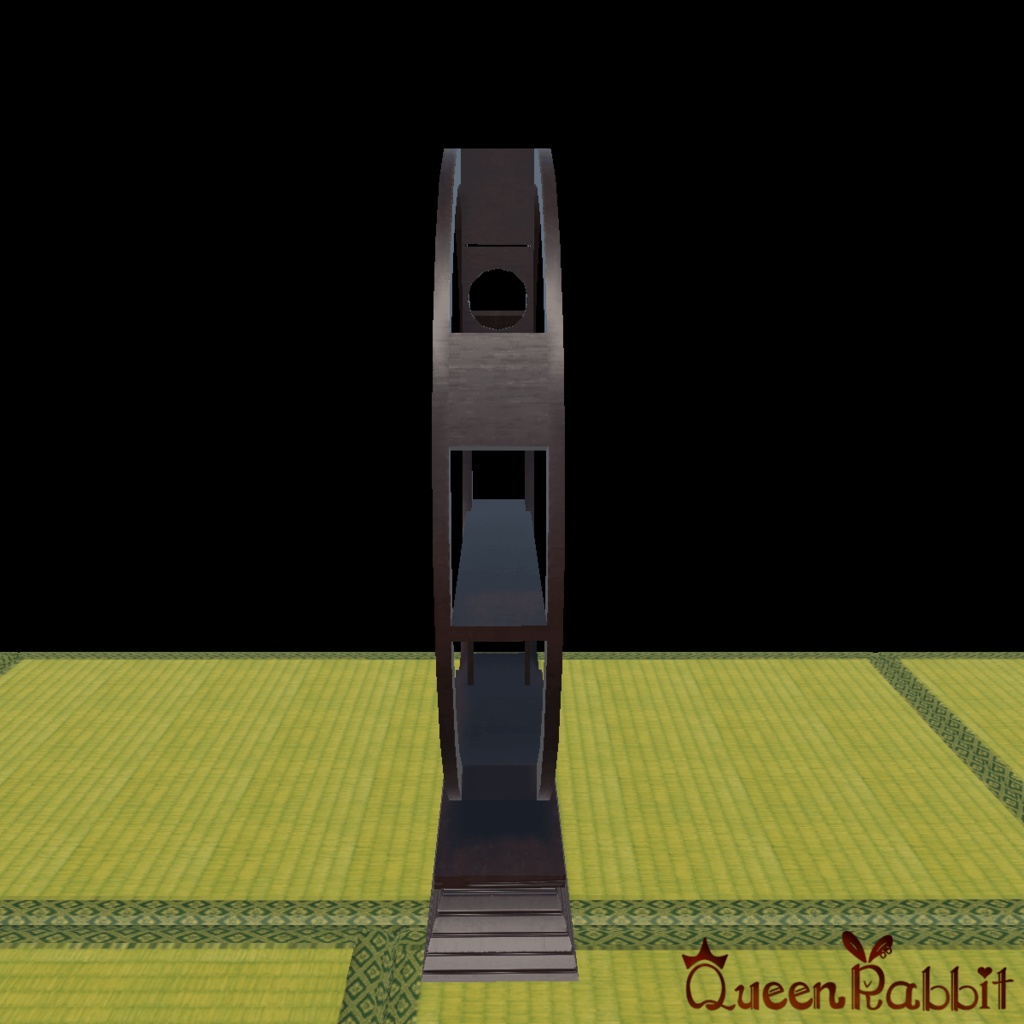 C012_日本風の円形棚