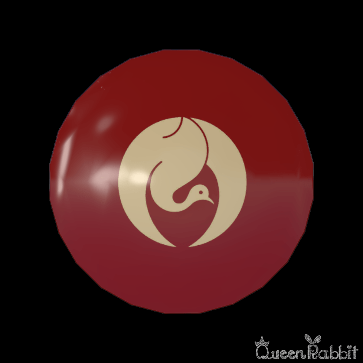 I025_鶴柄の小皿6cm