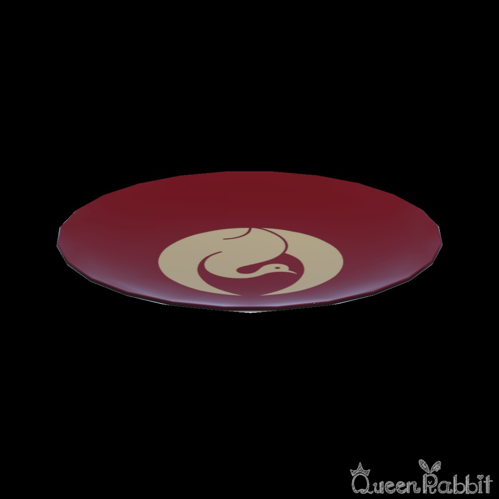 I025_鶴柄の小皿6cm