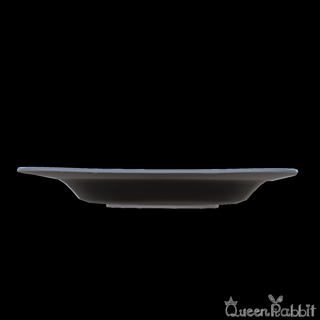 I030_モノクロ柄のディナー皿26cm