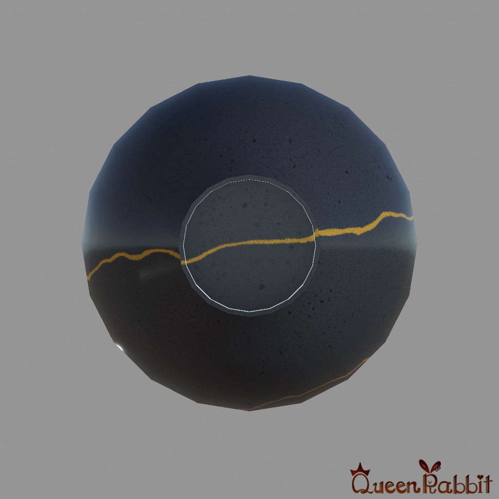 I036_黒いお茶碗10cm金継ぎ