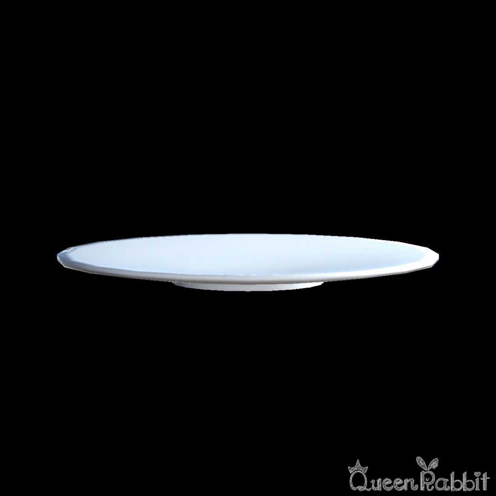 I041_白い楕円の皿34cm