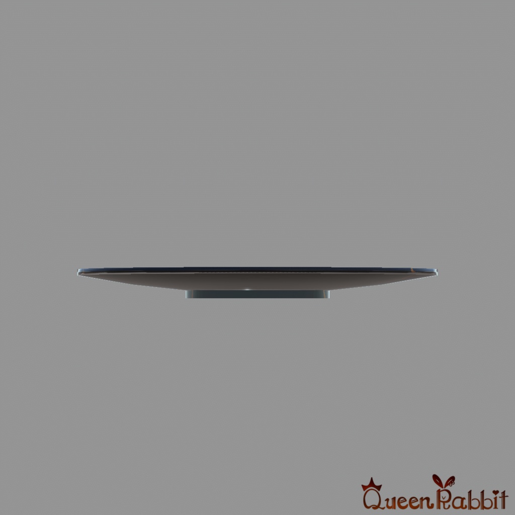 I045_黒い丸皿34cm金継ぎ