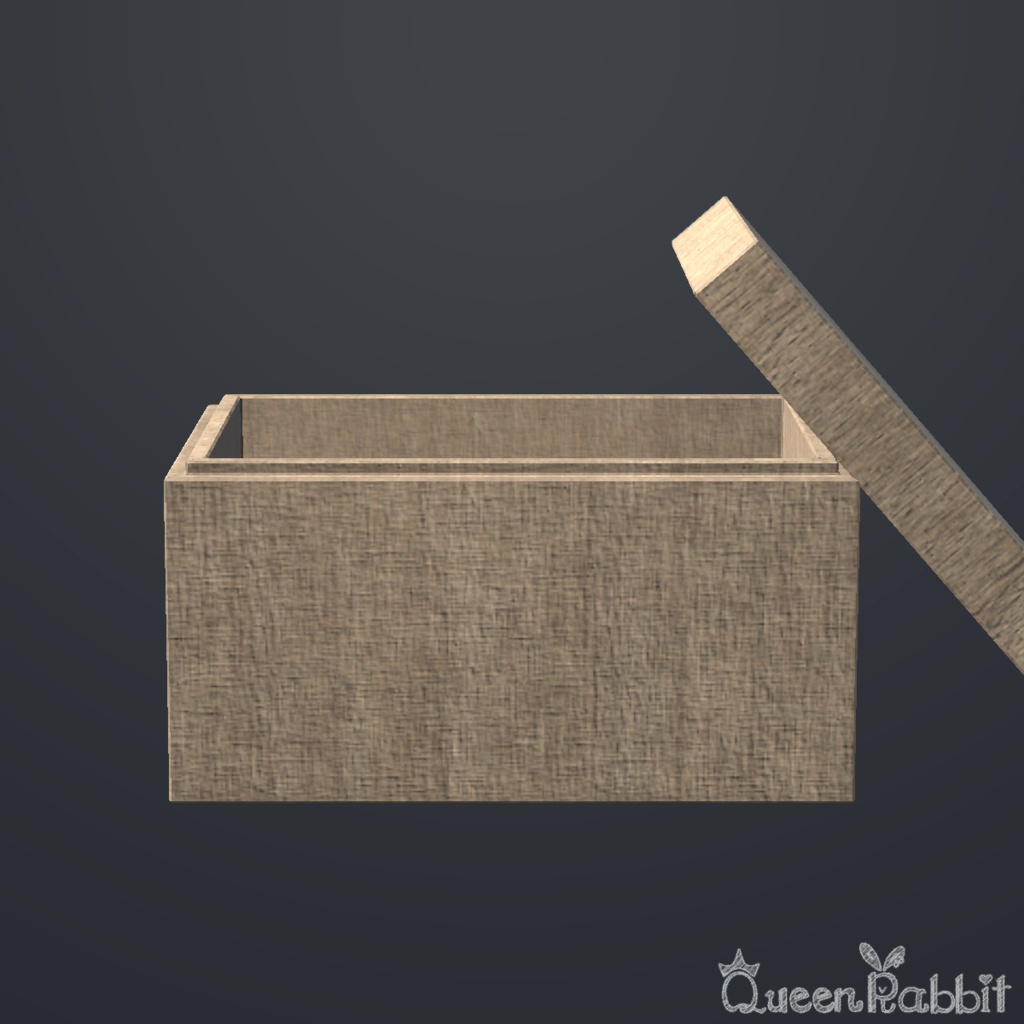 A010_蓋つき木箱