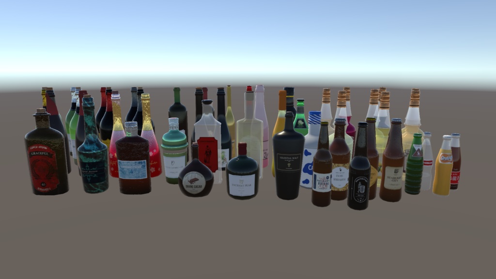 S001_瓶セットVol1(全49本収録・居酒屋/バーシーン向け)」