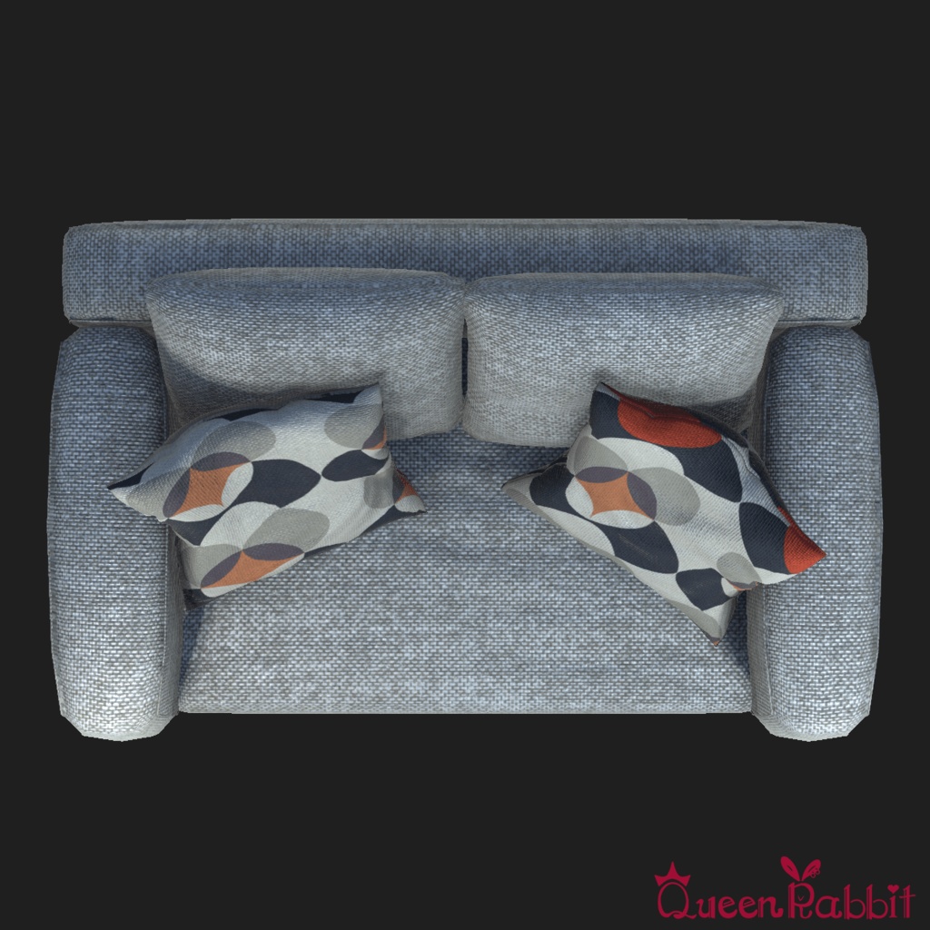 C014_2人掛けソファ