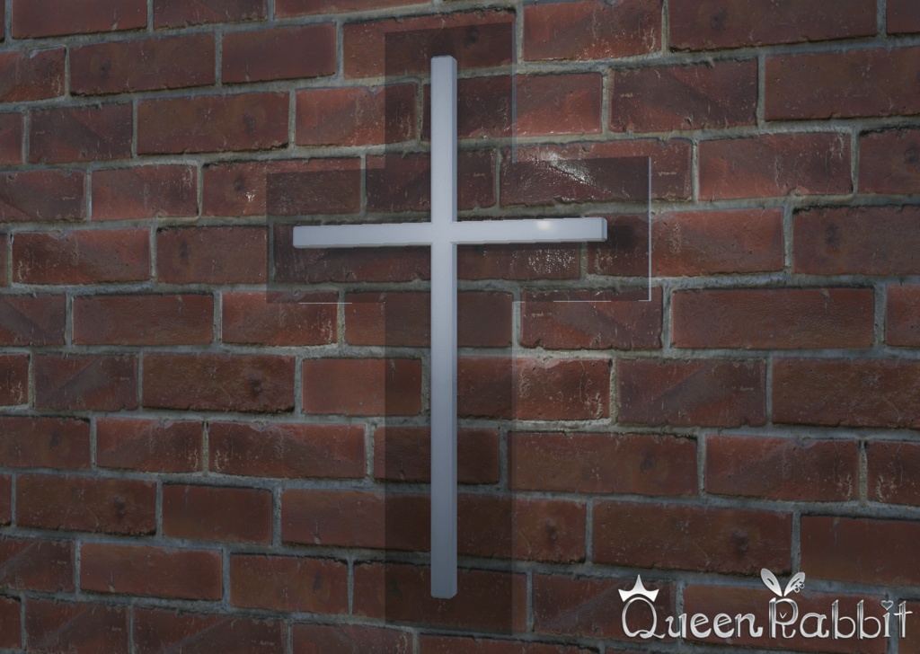 C018_十字架のウォールランプ