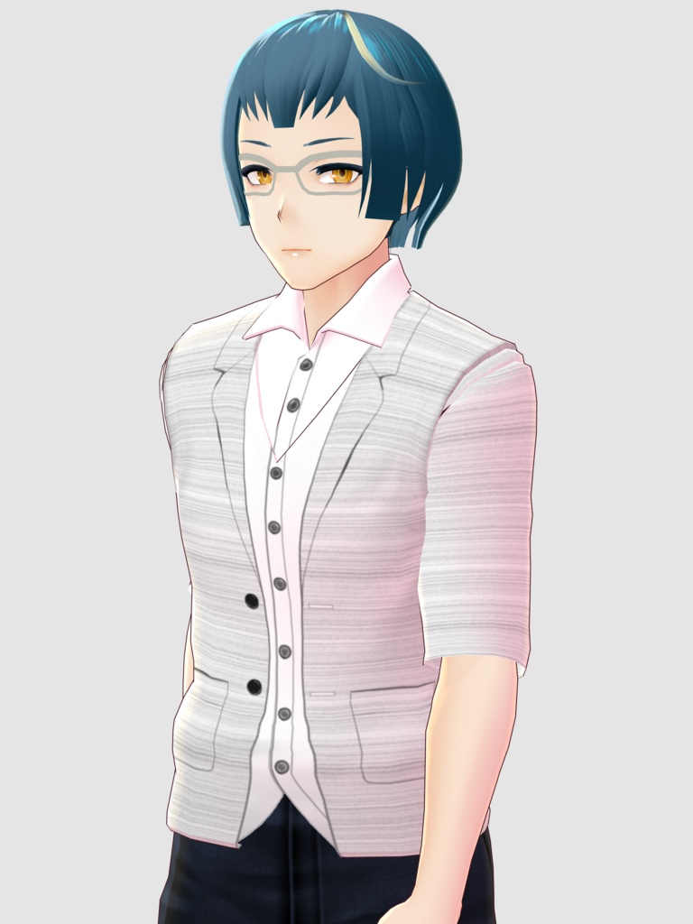 【VRoid】メンズ夏物とか(サマージャケットなど)