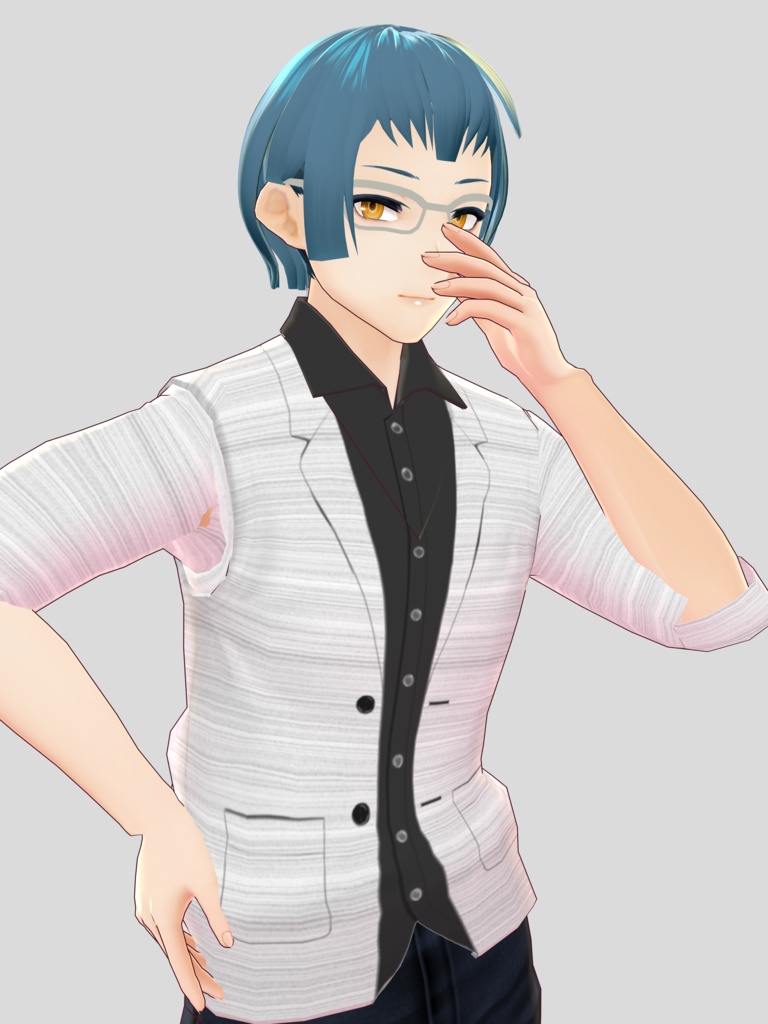 【VRoid】メンズ夏物とか(サマージャケットなど)