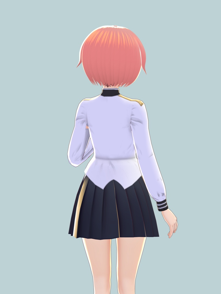 【VRoid】海軍風ツーピース