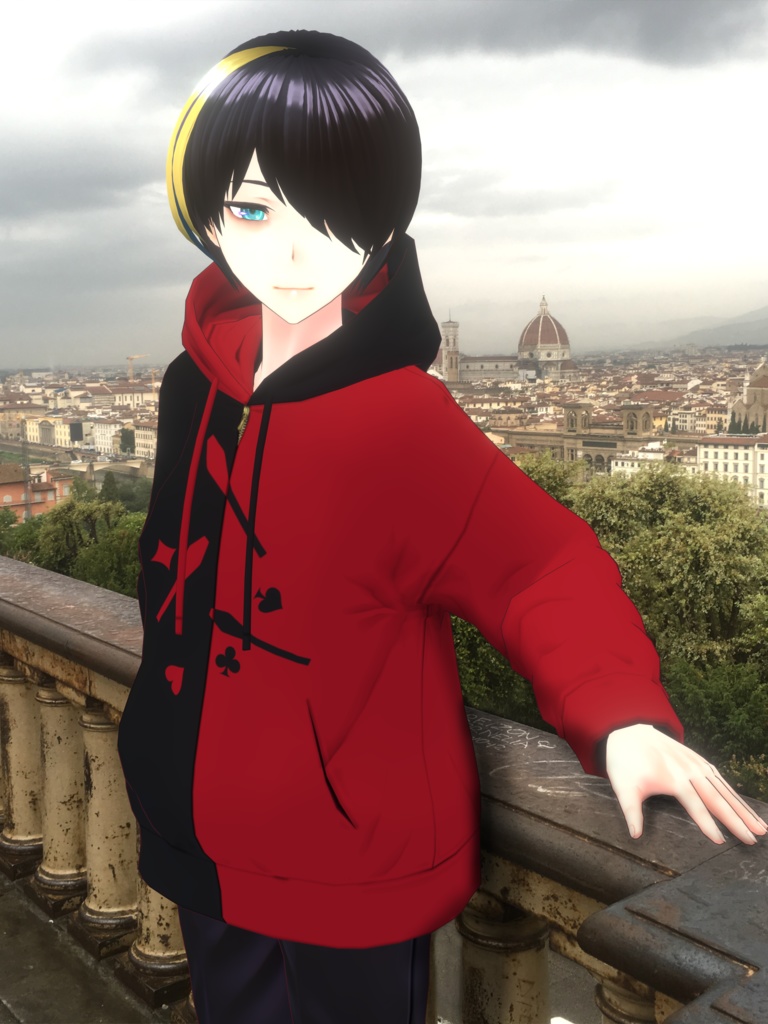 【VRoid】ジャグラーパーカー