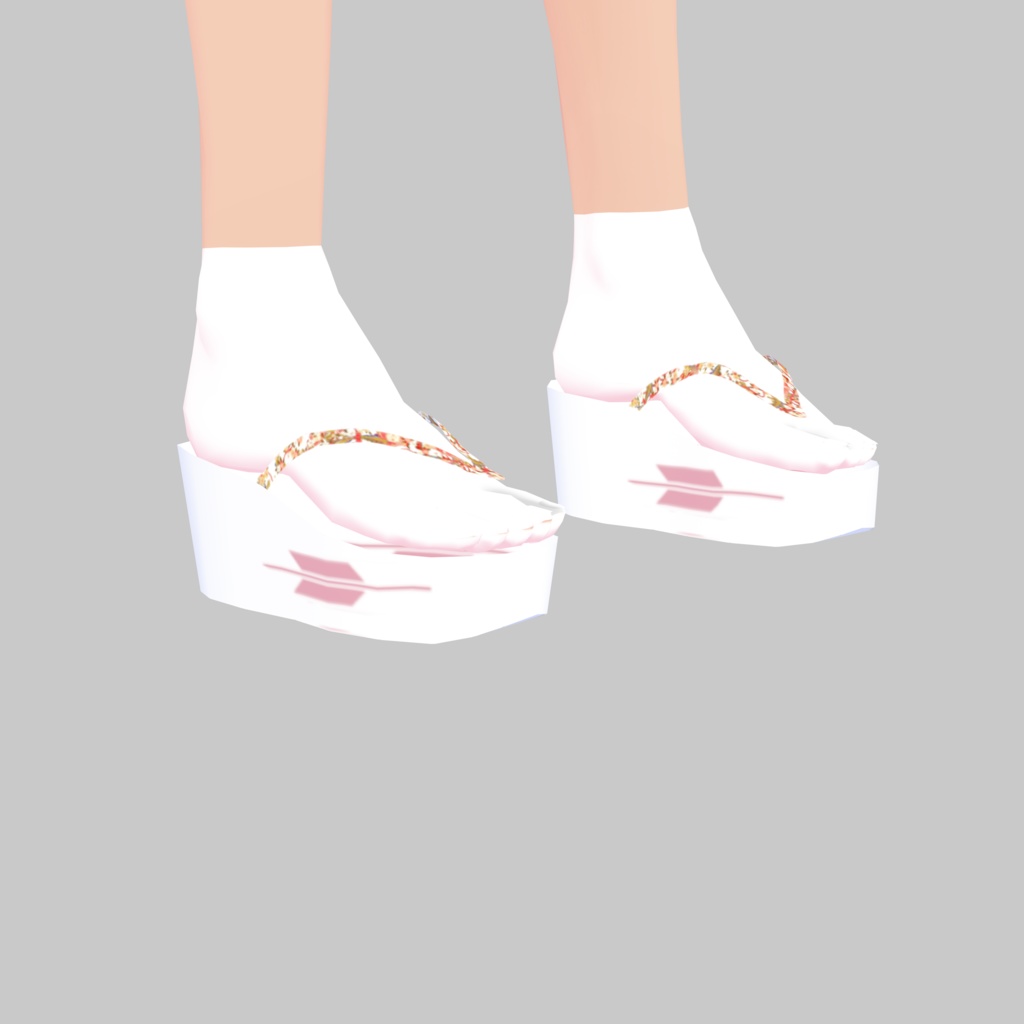 【VRoid】振袖【赤・黒】