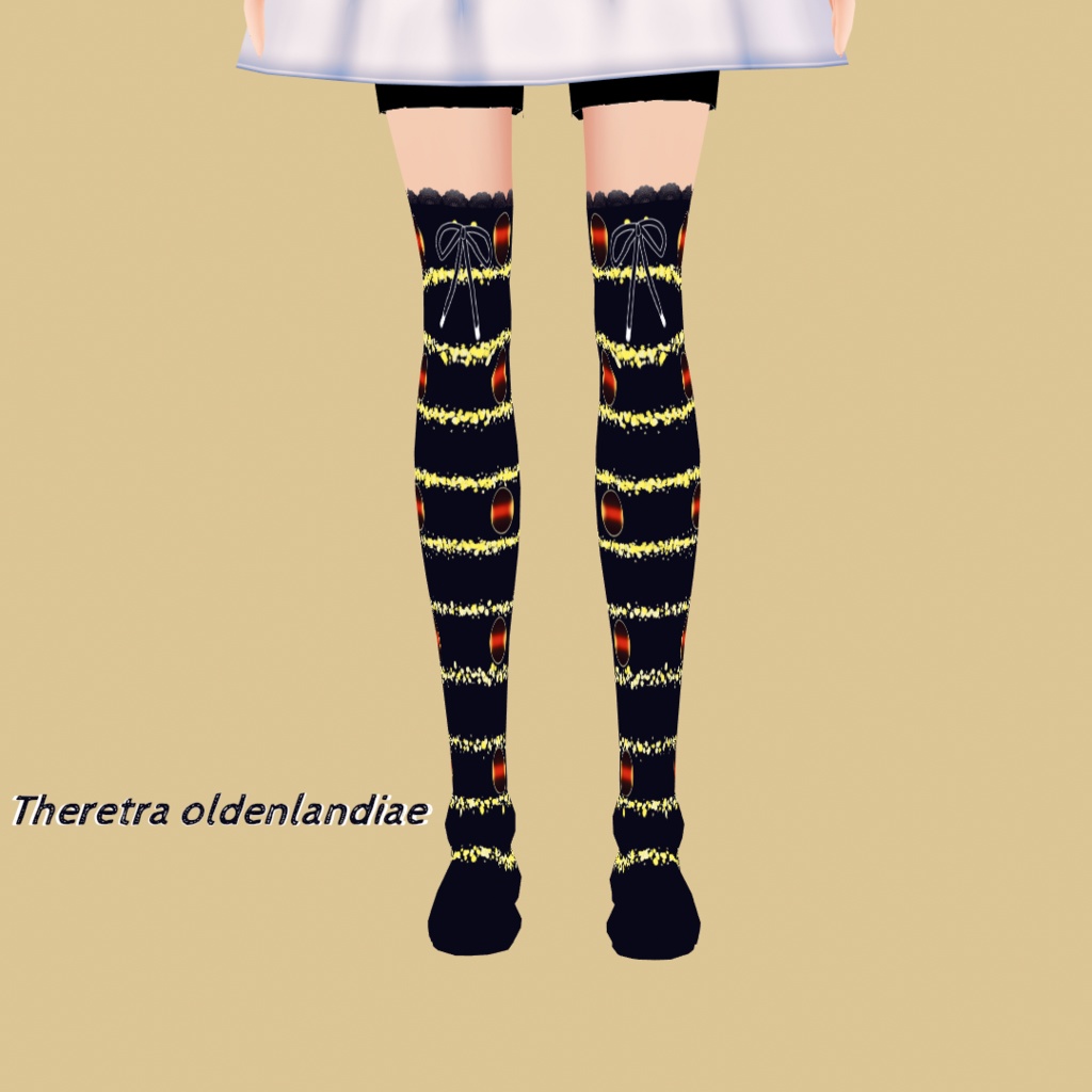 【VRoid】芋虫ニーハイ