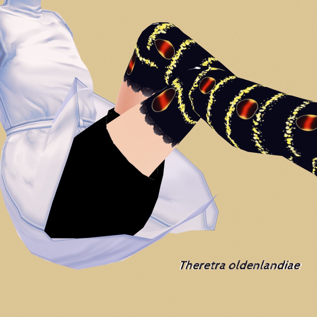 【VRoid】芋虫ニーハイ