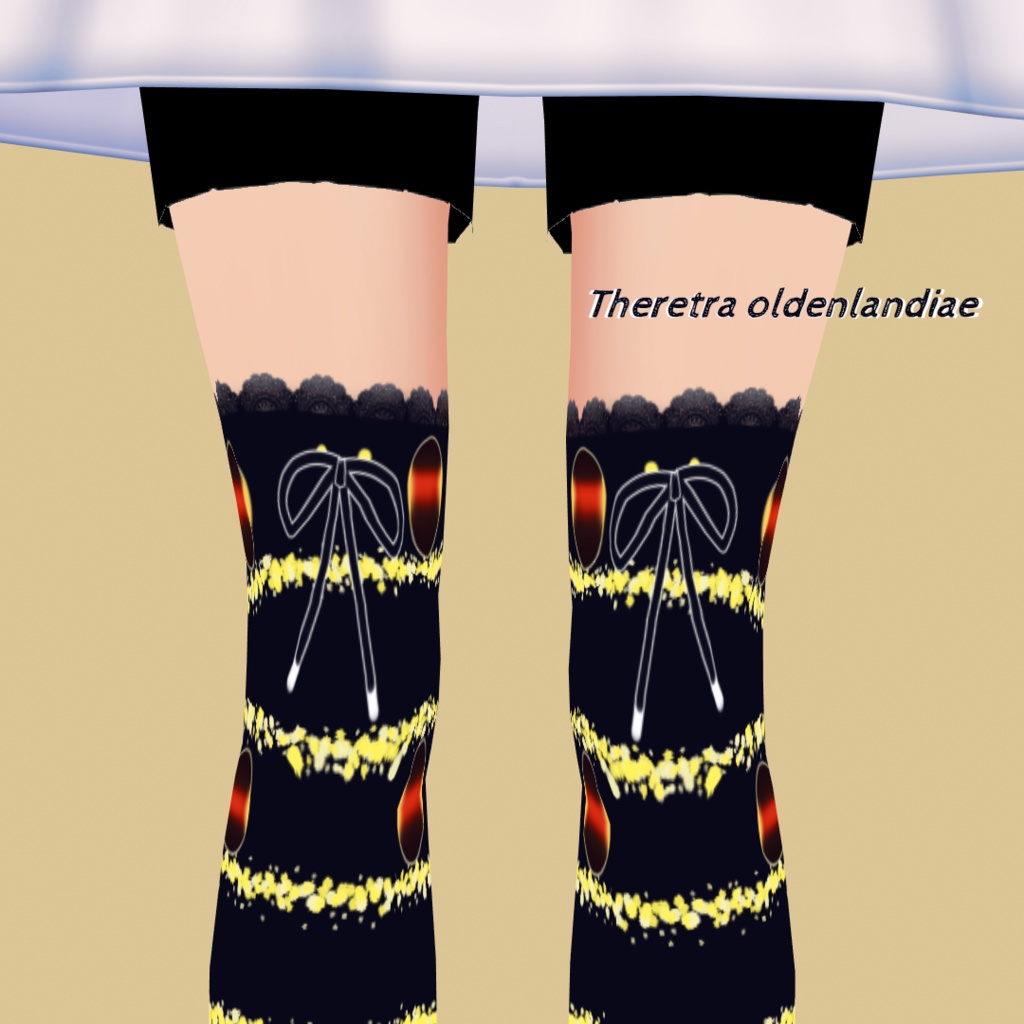 【VRoid】芋虫ニーハイ