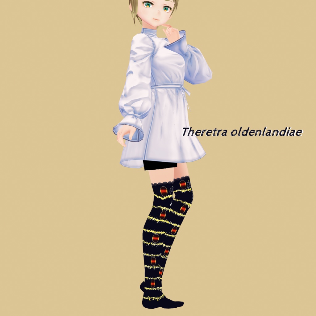 【VRoid】芋虫ニーハイ