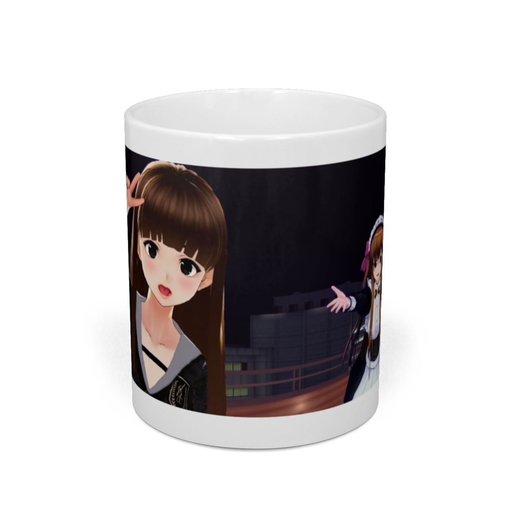 雹寿院姉妹千代、千華マグカップ。