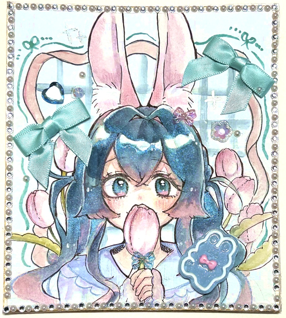 🐰×🌷色紙　静ちゃん