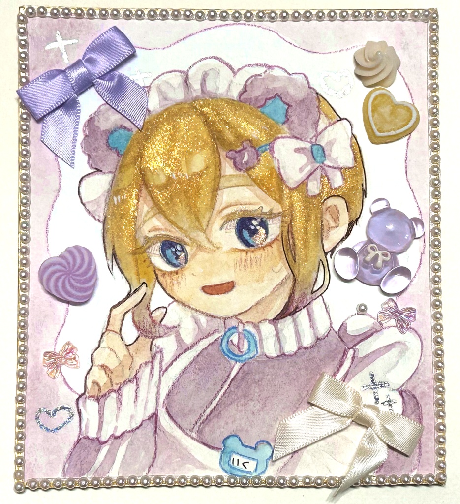 🐻ジャージメイド色紙　育