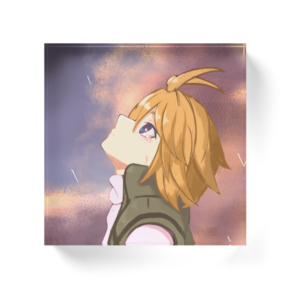 アクリルブロック/雨がやみそう