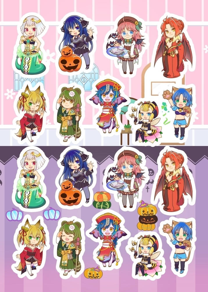 わグルま！SD壁紙プラン風シール