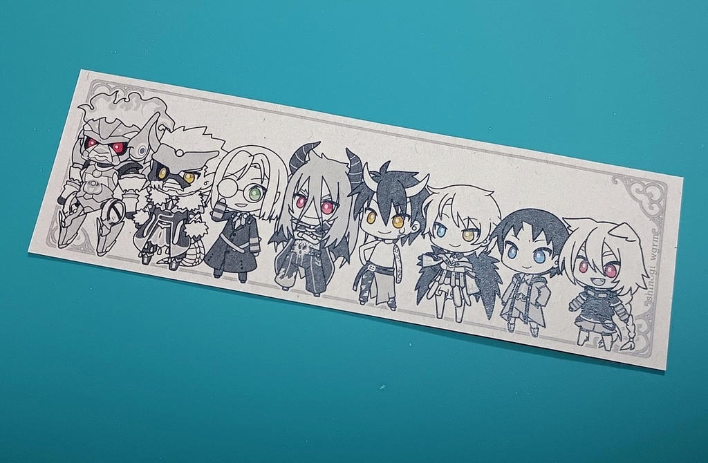 転生悪魔クラフト紙しおり