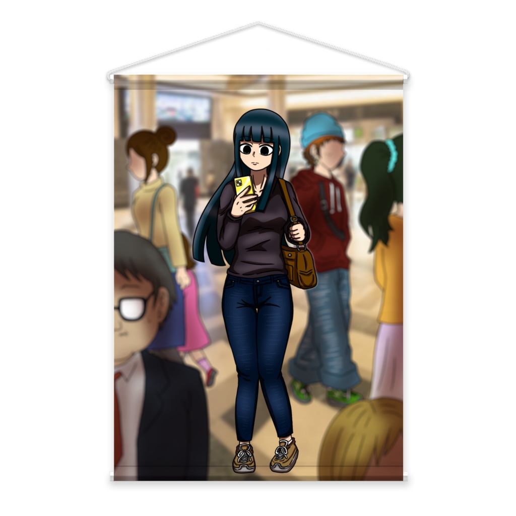 おひとりんちゃん１巻イラストタペストリー