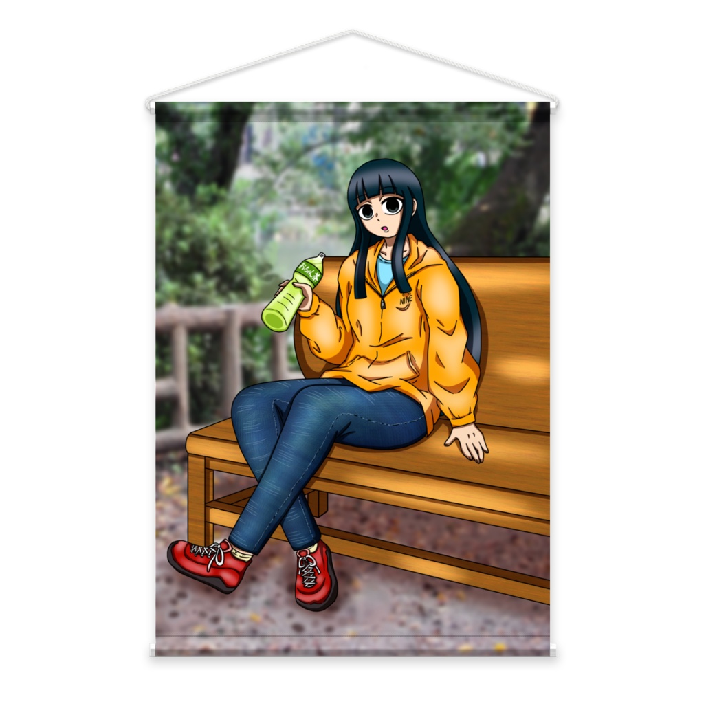 おひとりんちゃん3巻イラストタペストリー