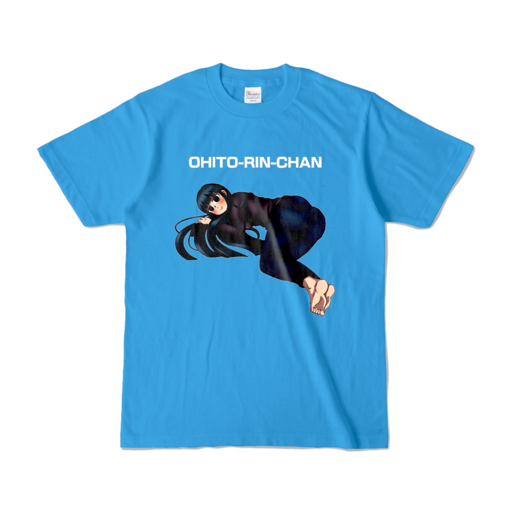 おひとりんちゃんカラーTシャツ(寝転がり)