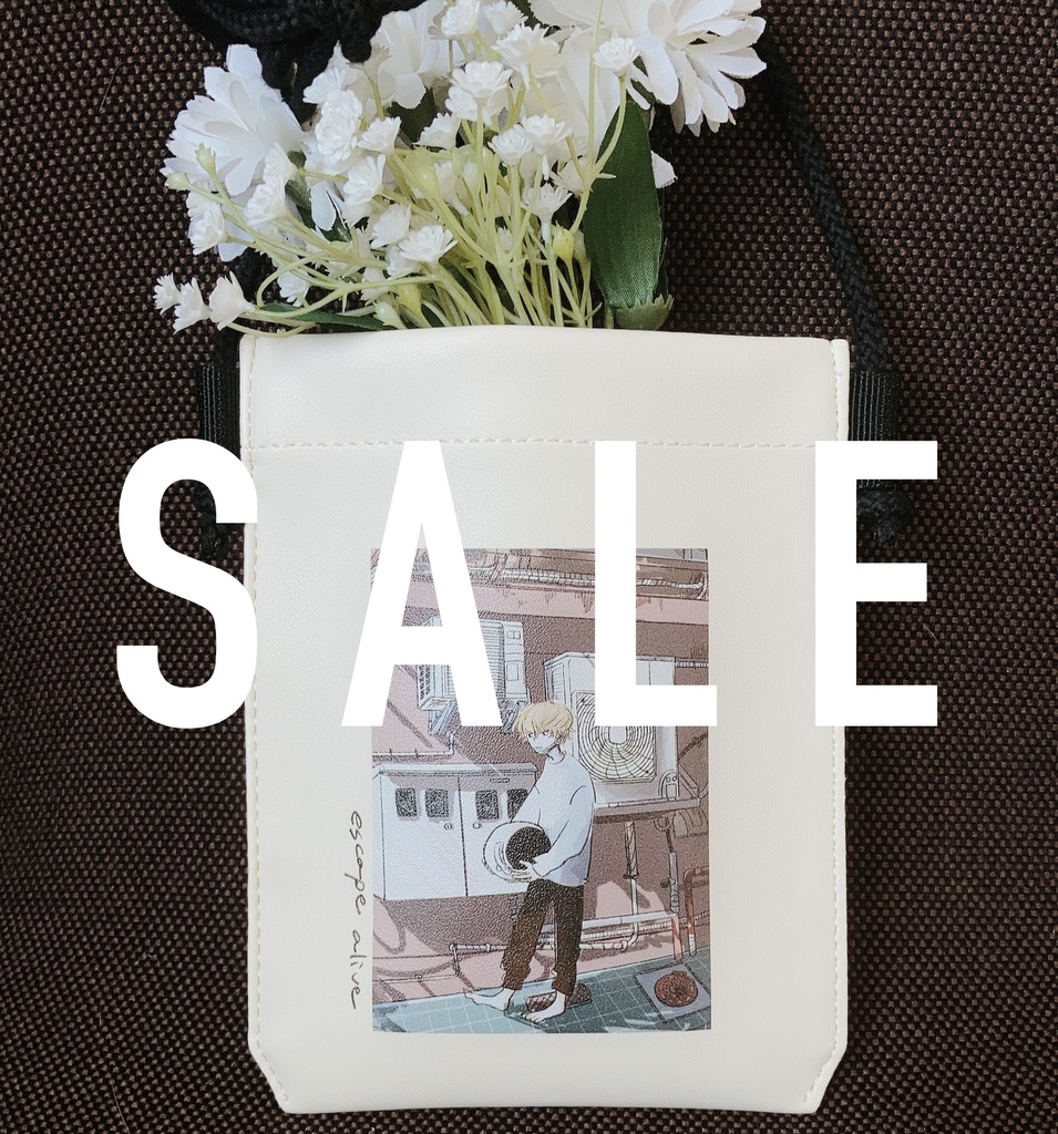 300円引き escape alive PUショルダー オフホワイト