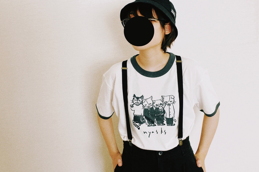 ぎょうざもどき リンガーTシャツ