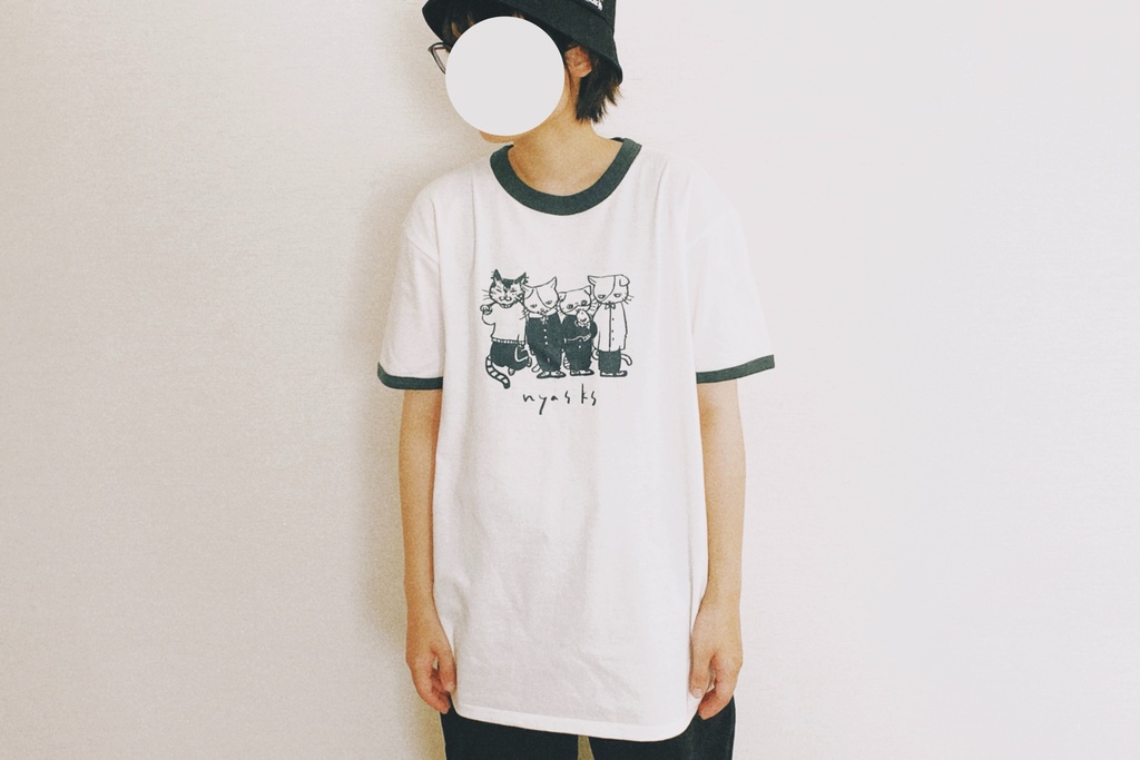 ぎょうざもどき リンガーTシャツ