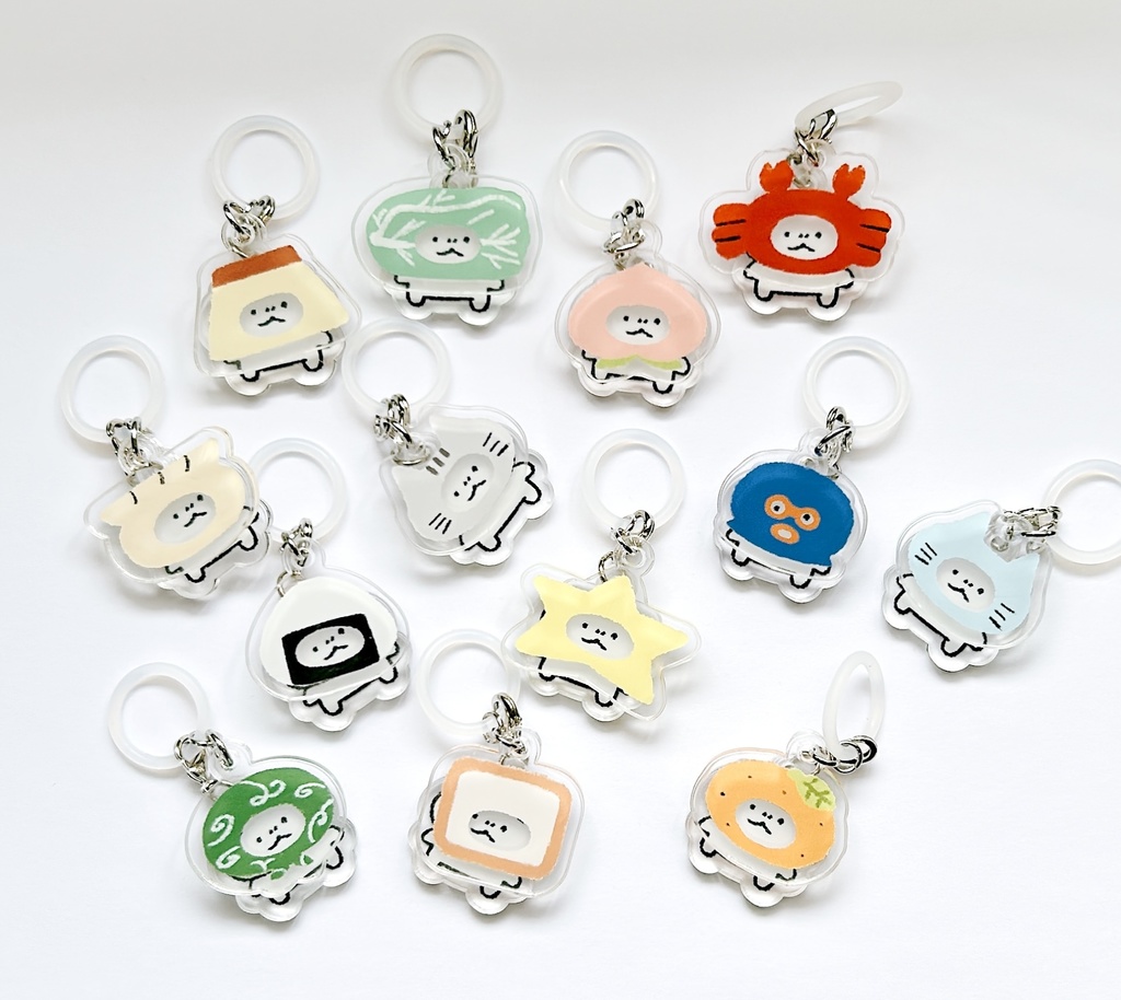 かぶりものランダムめじるしアクキー