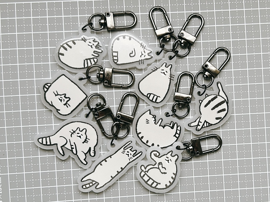 キジ猫ランダムアクキー