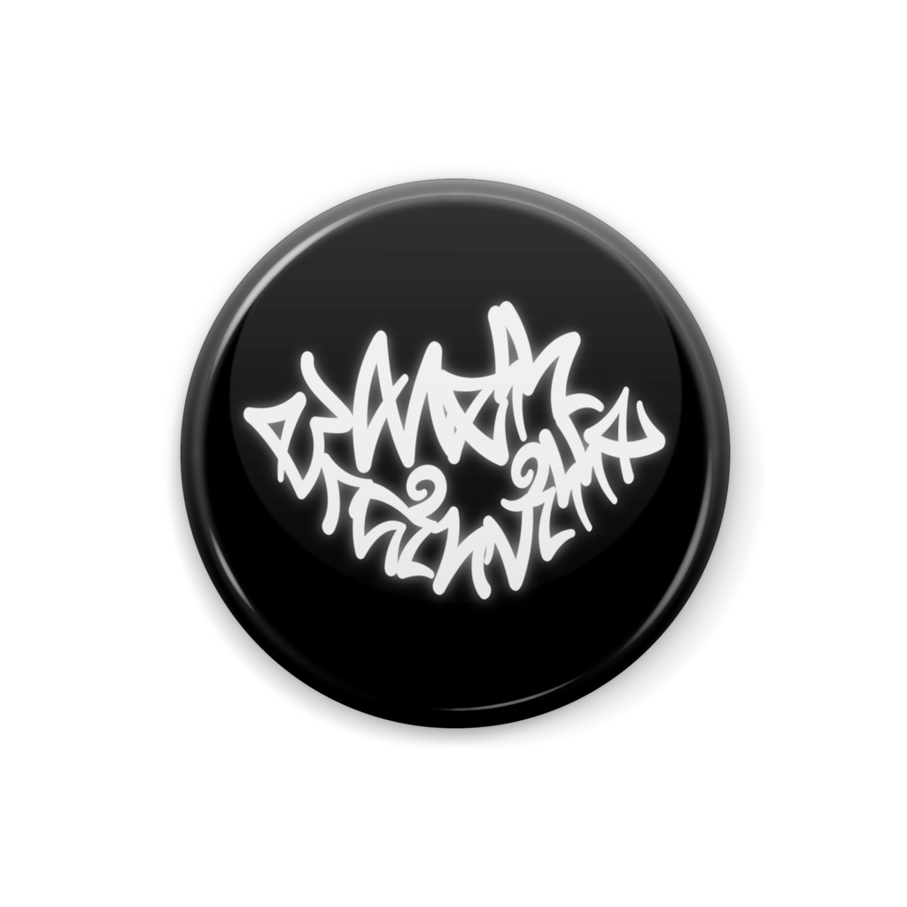 缶バッジ(Melk Brainville) - Kuro