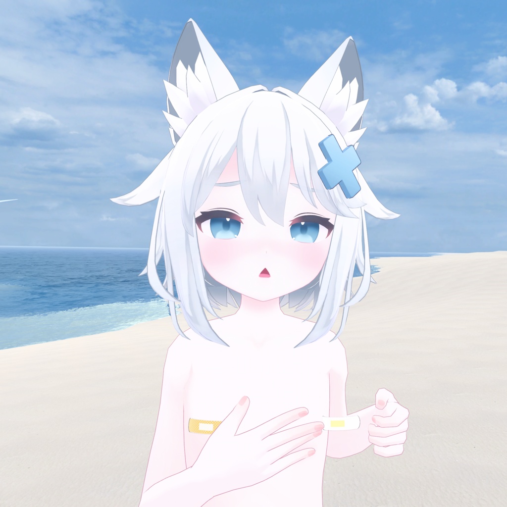 【こまどアバター対応】剥がせる 絆創膏 for komado avatar【PB対応】